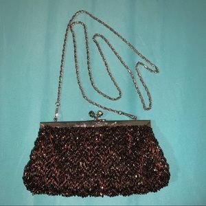 Beaded Purse Clutch Crossbody Shoulder Bag